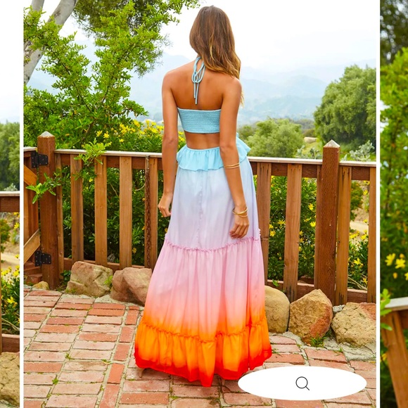 Rainbow dreams shimmer maxi dress - Picture 2 of 5